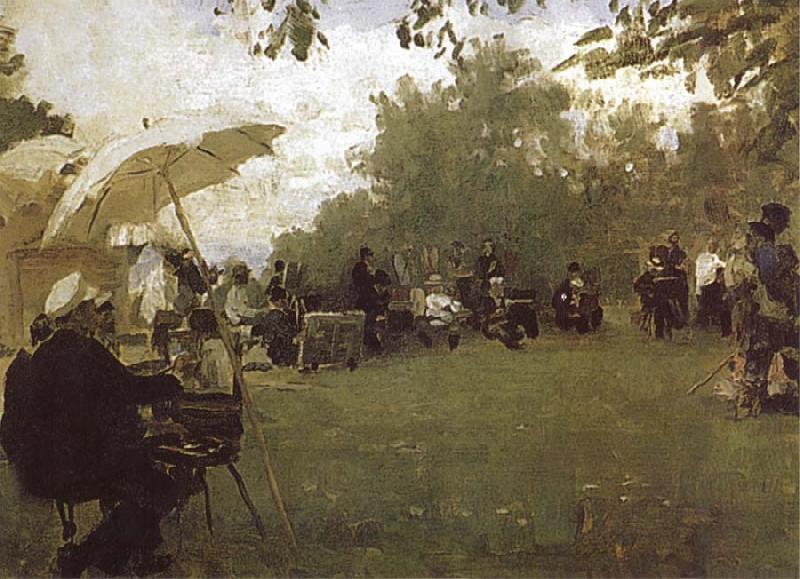 Ilya Repin At the Academy-s House in the Country oil painting image